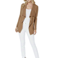 Long Sleeve Open Front Draped Stylish Cape Sweater Cardigan MK8218 (S-L)