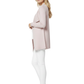Long Sleeve Open Front Draped Stylish Cape Sweater Cardigan MK8218 (S-L)