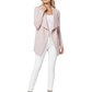 Long Sleeve Open Front Draped Stylish Cape Sweater Cardigan MK8218 (S-L)