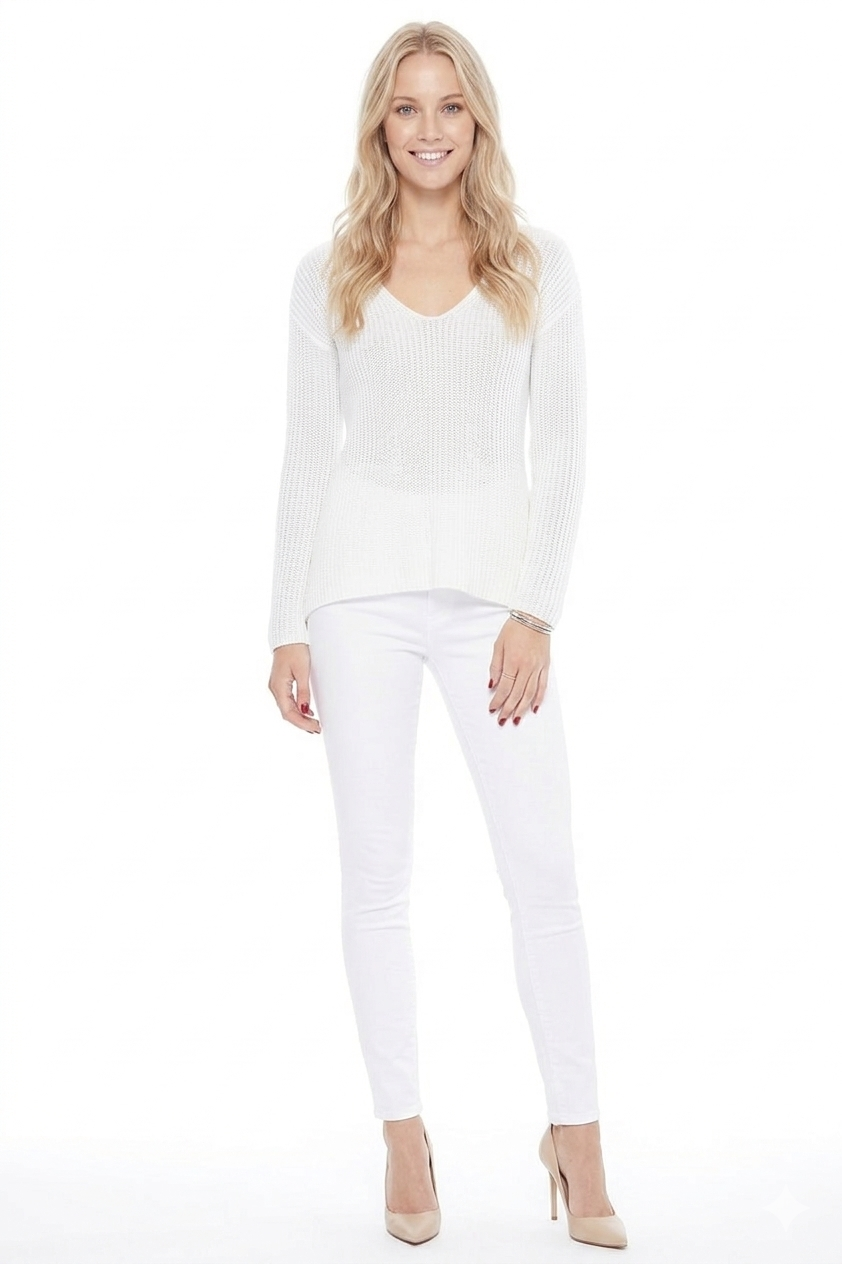 Light Weight Bell Sleeve All Season Sweater Top MK8232 (S-L)