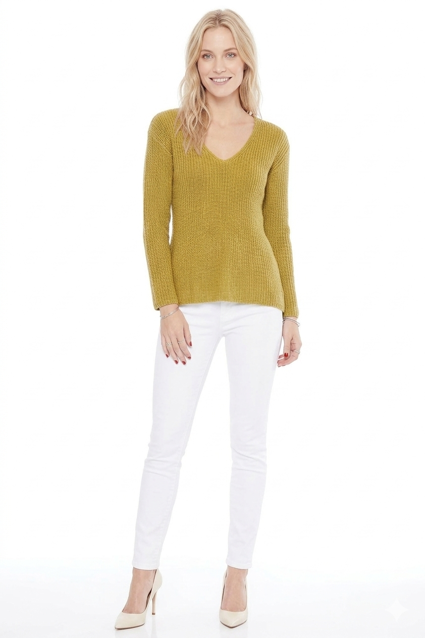 Light Weight Bell Sleeve All Season Sweater Top MK8232 (S-L)