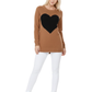 Cozy Heart Jacquard Round Neck Pullover Sweater MK8236 (S-L)