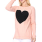 Cozy Heart Jacquard Round Neck Pullover Sweater MK8236 (S-L)