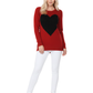 Cozy Heart Jacquard Round Neck Pullover Sweater MK8236 (S-L)