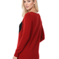 Cozy Heart Jacquard Round Neck Pullover Sweater MK8236 (S-L)