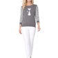 Cat Jacquard Cotton Sweater Top MK8249 (S-L)