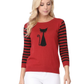 Cat Jacquard Cotton Sweater Top MK8249 (S-L)
