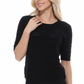 Elegant Scallop & Punch Hole Knitted Sweater Top MK8251 (S-L)