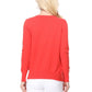 Women V-Neck Button Down Knit Cardigan Sweater MK5178 (S-XL)