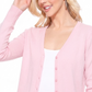 Women V-Neck Button Down Knit Cardigan Sweater MK5178 (S-XL)