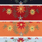 Half Sleeve Daisy Flower Embroidered Knit Pullover Tee MK3664EMBO(S-XL)
