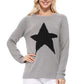 Cute Star Jacquard Round Neck Pullover Sweater MK3506STAR (S-L)