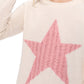 Cute Star Jacquard Round Neck Pullover Sweater MK3506STAR (S-L)