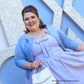 Women's 3/4 Sleeve Crewneck Plus Size Knit Cardigan Sweater CO079PL (1X-3X)
