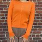 Women's Long Sleeve Crewneck Knit Cardigan Sweater MK0179 (S-L)