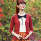3/4 Sleeve V-Neck Button Down Knit Cardigan Sweater CO078 (S-L)