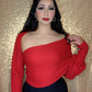Sexy Off The Shoulder Wrap Bolero Sweater Shawl with Sleeve KC003 (S/M-M/L)