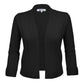 3/4 Sleeve Open Front Knit Bolero Crop Cardigan Sweater MK3558 (S-XL)