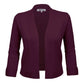 3/4 Sleeve Open Front Knit Bolero Crop Cardigan Sweater MK3558 (S-XL)