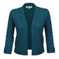 3/4 Sleeve Open Front Knit Bolero Crop Cardigan Sweater MK3558 (S-XL)
