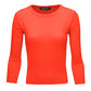 3/4 Sleeve Crewneck Soft Casual Lightweight Basic Solid Knitted Top MK3636 (S-XL)