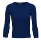 3/4 Sleeve Crewneck Soft Casual Lightweight Basic Solid Knitted Top MK3636 (S-XL)