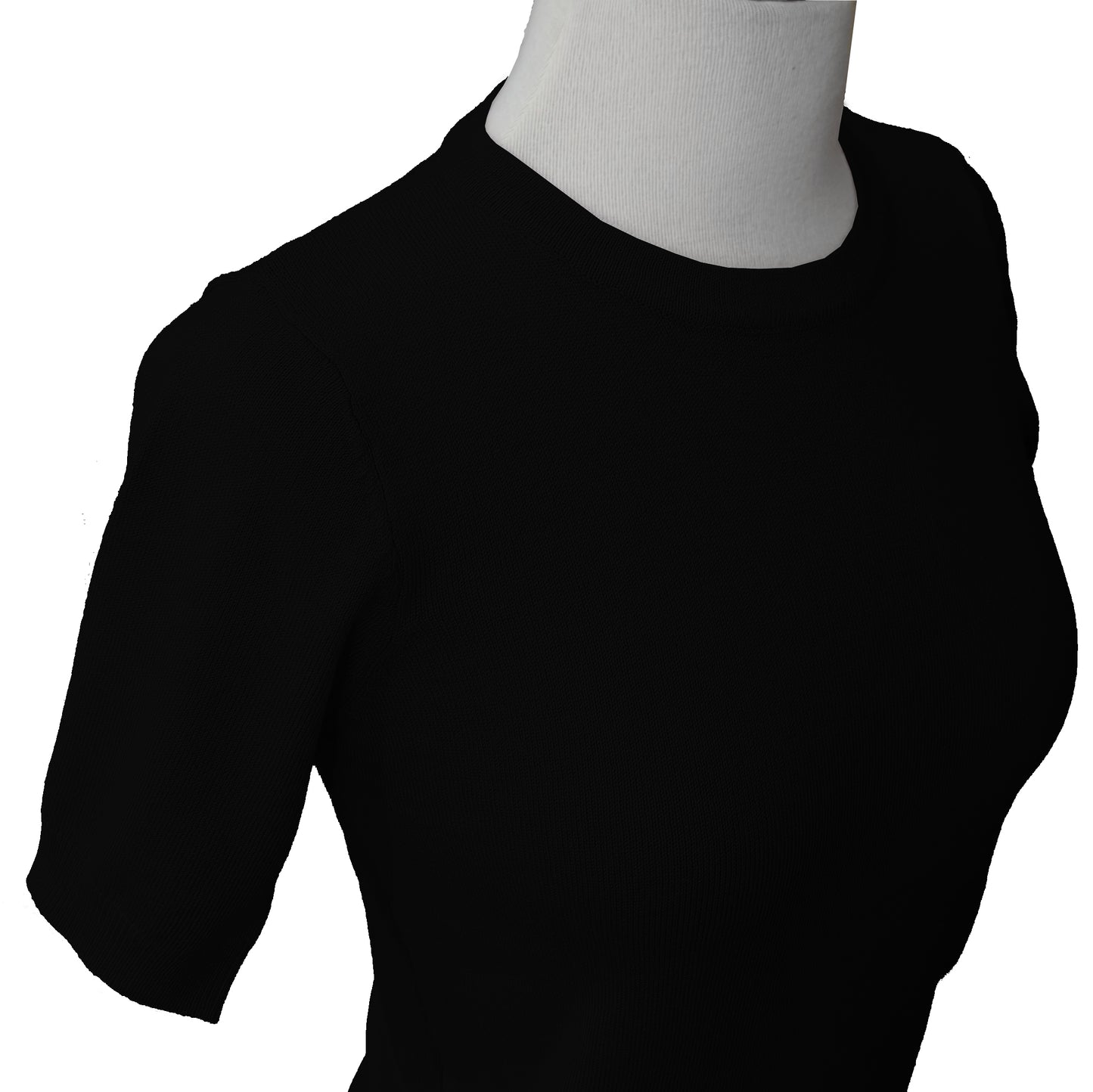 Half Sleeve Crewneck Lightweight Knitted Soft Pullover Tee MK3664 (S-XL)