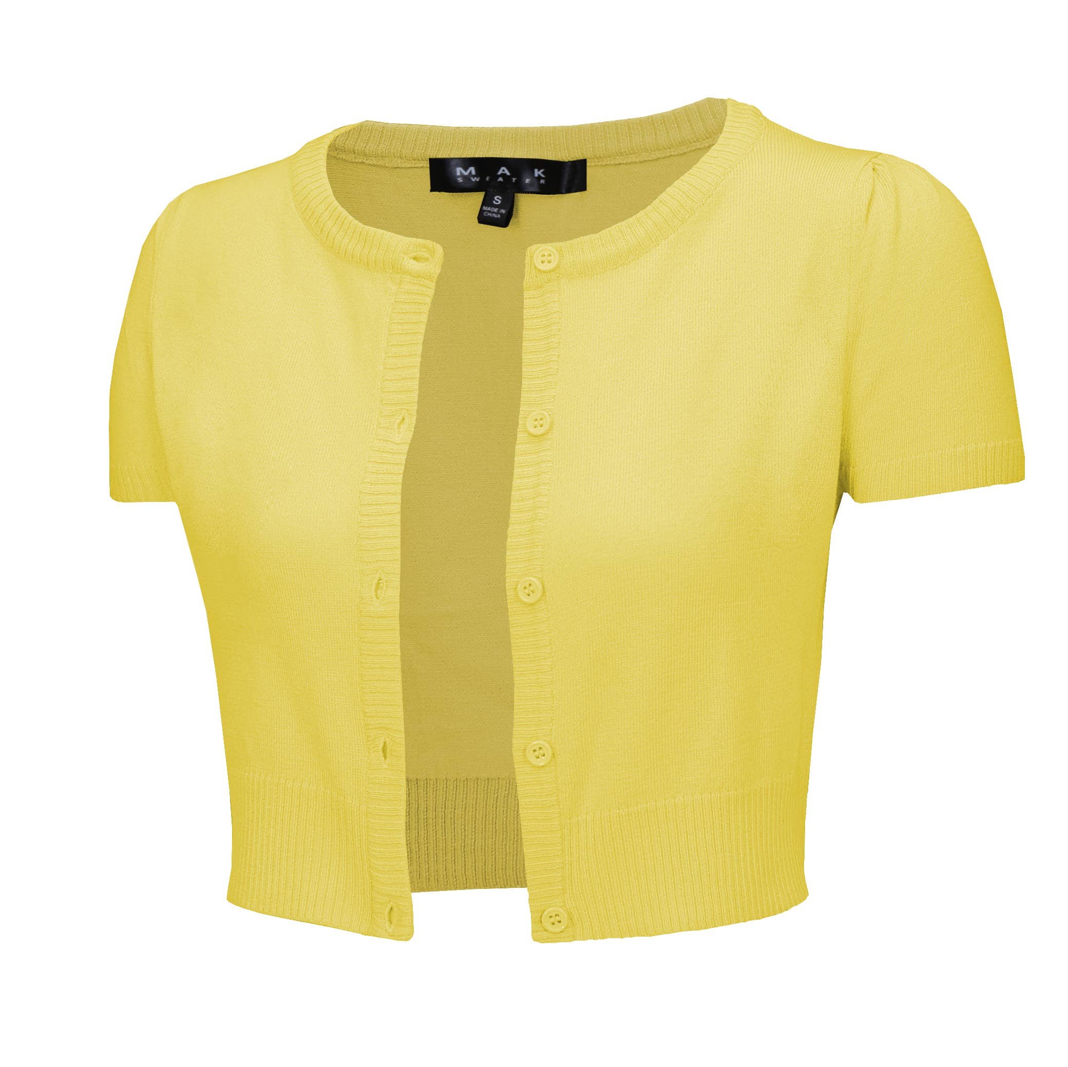 Yellow hot sale bolero cardigan