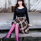 Round Neck Long Sleeve Crop Sweater Knit Crop Top MK3637 (S-XL)