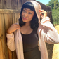 Open Front Knit Long Summer Cardigan w/ Pockets and Hoodie HK8266 (S/M-M/L)
