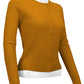 Women's Long Sleeve Crewneck Knit Cardigan Sweater MK0179 (S-L)