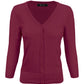 3/4 Sleeve V-Neck Button Down Knit Cardigan Sweater CO078 (S-L)