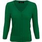 3/4 Sleeve V-Neck Button Down Knit Cardigan Sweater CO078 (S-L)