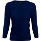 3/4 Sleeve V-Neck Button Down Knit Plus Size Cardigan Sweater CO078PL (1X-3X)