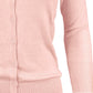 Women's 3/4 Sleeve Crewneck Plus Size Knit Cardigan Sweater CO079PL (1X-3X)
