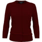 Women's 3/4 Sleeve Crewneck Plus Size Knit Cardigan Sweater CO079PL (1X-3X)