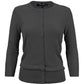 Women's 3/4 Sleeve Crewneck Knit Cardigan Sweater CO079 (S-L)