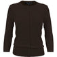 Women's 3/4 Sleeve Crewneck Knit Cardigan Sweater CO079 (S-L)