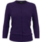 Women's 3/4 Sleeve Crewneck Plus Size Knit Cardigan Sweater CO079PL (1X-3X)