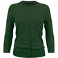 Women's 3/4 Sleeve Crewneck Knit Cardigan Sweater CO079 (S-L)