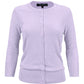 Women's 3/4 Sleeve Crewneck Plus Size Knit Cardigan Sweater CO079PL (1X-3X)