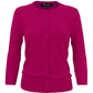 Women's 3/4 Sleeve Crewneck Plus Size Knit Cardigan Sweater CO079PL (1X-3X)