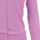 Women's 3/4 Sleeve Crewneck Knit Cardigan Sweater CO079 (S-L)