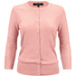 Women's 3/4 Sleeve Crewneck Plus Size Knit Cardigan Sweater CO079PL (1X-3X)