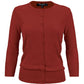 Women's 3/4 Sleeve Crewneck Plus Size Knit Cardigan Sweater CO079PL (1X-3X)
