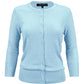Women's 3/4 Sleeve Crewneck Plus Size Knit Cardigan Sweater CO079PL (1X-3X)