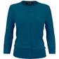 Women's 3/4 Sleeve Crewneck Plus Size Knit Cardigan Sweater CO079PL (1X-3X)