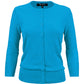 Women's 3/4 Sleeve Crewneck Plus Size Knit Cardigan Sweater CO079PL (1X-3X)