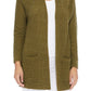 Stylish Drape Jacket with Two Pockets Sweater Cardigan HK8189 (S/M-M/L)