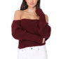 Sexy Off The Shoulder Wrap Bolero Sweater Shawl with Sleeve KC003 (S/M-M/L)